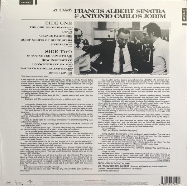 Frank Sinatra & Antonio Carlos Jobim : Francis Albert Sinatra & Antonio Carlos Jobim (LP,Album,Reissue,Remastered,Stereo)