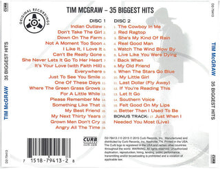 Tim McGraw : 35 Biggest Hits (2xCD, Comp)