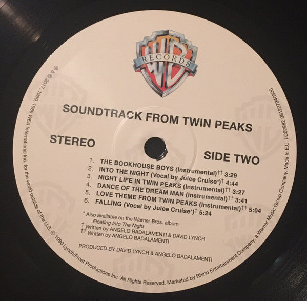 Angelo Badalamenti : Music From Twin Peaks (LP,Album,Reissue)