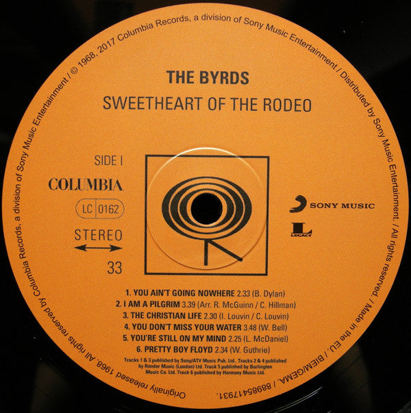 Byrds, The : Sweetheart Of The Rodeo (LP,Album,Reissue,Stereo)