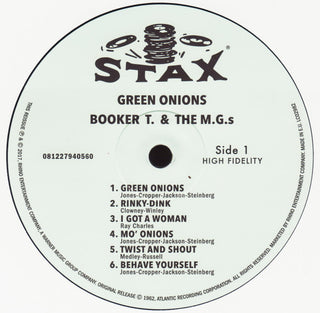 Booker T & The MG's : Green Onions (LP,Album,Reissue,Mono)