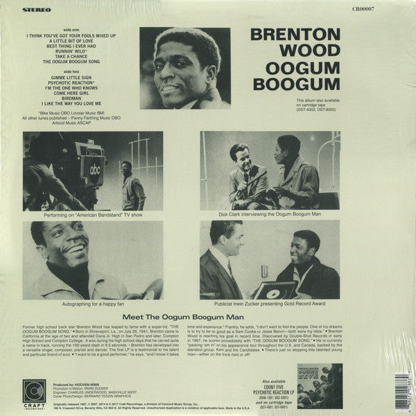 Brenton Wood : Oogum Boogum (LP, Album, RE, RM)