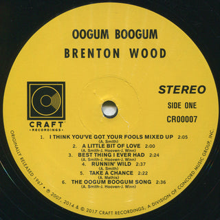 Brenton Wood : Oogum Boogum (LP, Album, RE, RM)