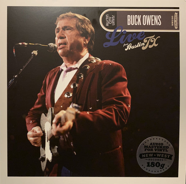 Buck Owens : Live From Austin TX (LP,Album,Reissue)