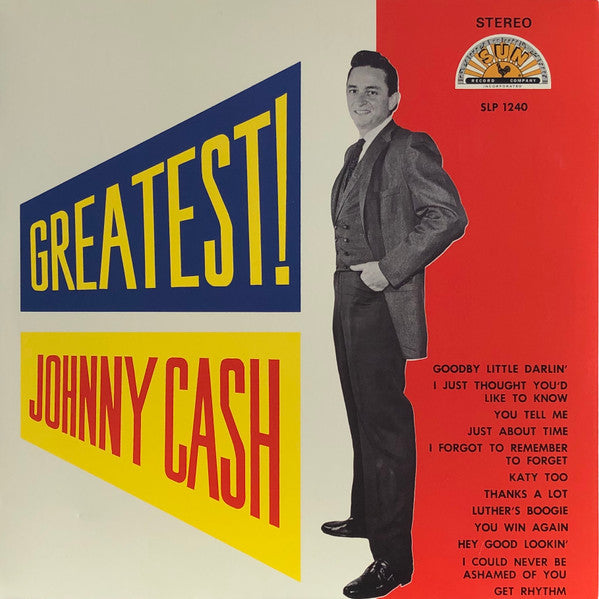 Johnny Cash : Greatest! (LP,Reissue,Stereo)