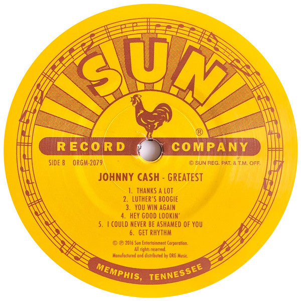 Johnny Cash : Greatest! (LP,Reissue,Stereo)