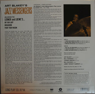 Art Blakey & The Jazz Messengers : Selections From Lerner And Loewe's (LP, Album, Ltd, RE, RM, 180)