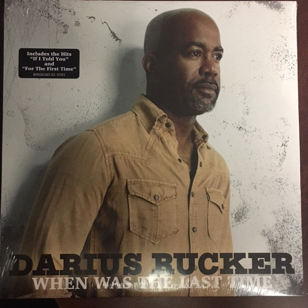 Darius Rucker : When Was The Last Time (LP, Album)