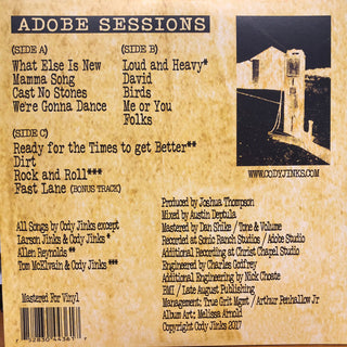 Cody Jinks : Adobe Sessions (Album, RE + LP + LP, S/Sided, Etch)