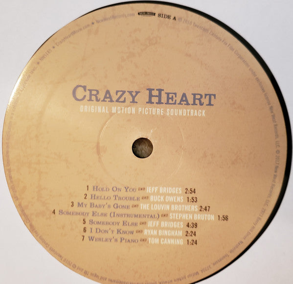 Various : Crazy Heart (Original Motion Picture Soundtrack) (LP,Compilation)