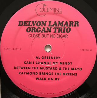 Delvon Lamarr Organ Trio : Close But No Cigar (LP, Album, Gat)