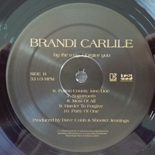 Brandi Carlile : By The Way, I Forgive You (LP, Album, Gat)