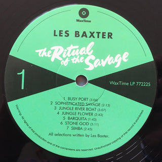 Les Baxter & His Orchestra : Ritual Of The Savage (Le Sacre Du Sauvage)  (LP,Album,Limited Edition,Reissue)