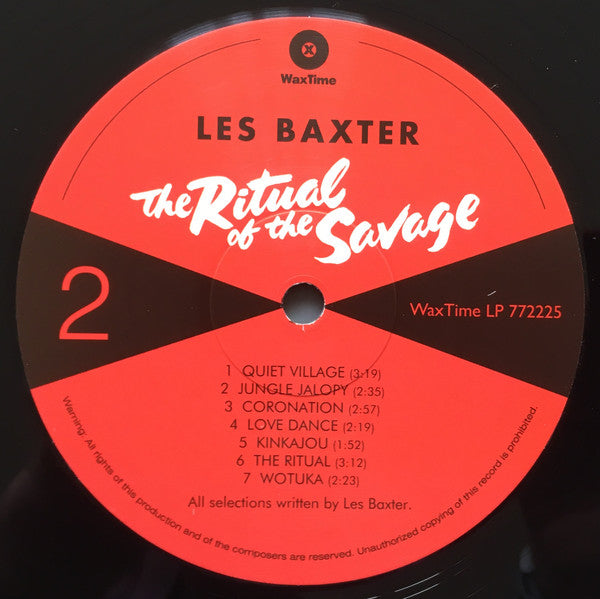 Les Baxter & His Orchestra : Ritual Of The Savage (Le Sacre Du Sauvage)  (LP,Album,Limited Edition,Reissue)