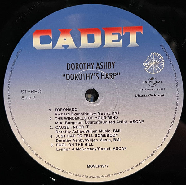 Dorothy Ashby : Dorothy's Harp (LP,Album,Reissue,Stereo)