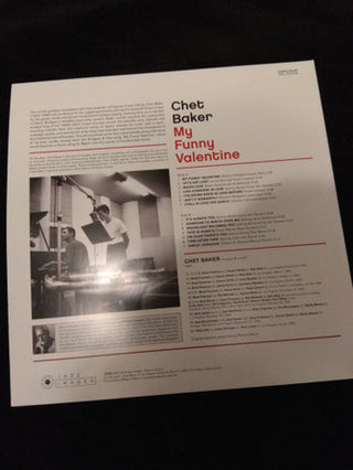 Chet Baker : My Funny Valentine (LP, Comp, Ltd, RE)