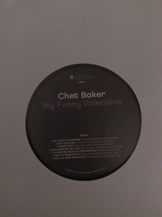 Chet Baker : My Funny Valentine (LP,Compilation,Limited Edition,Reissue)