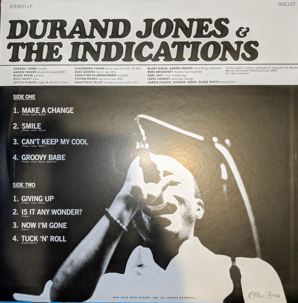 Durand Jones & The Indications : Durand Jones & The Indications  (LP,Album,Reissue,Stereo)