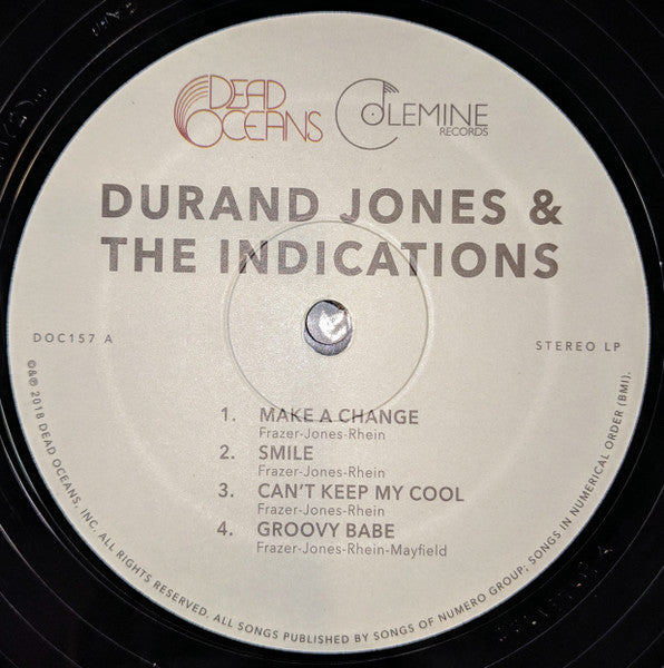 Durand Jones & The Indications : Durand Jones & The Indications  (LP,Album,Reissue,Stereo)