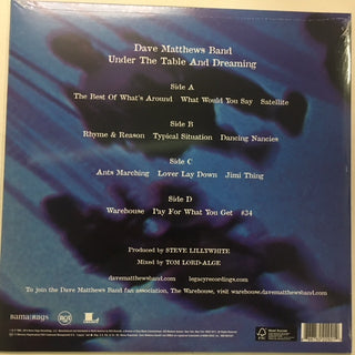 Dave Matthews Band : Under The Table And Dreaming (LP,Album,Remastered,Repress,Stereo)