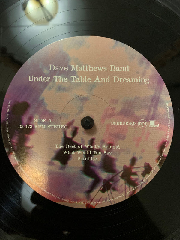 Dave Matthews Band : Under The Table And Dreaming (LP,Album,Remastered,Repress,Stereo)