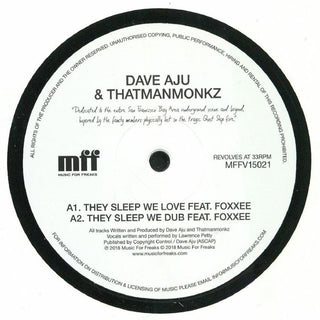 Dave Aju & That Man Monkz : They Sleep We Love (12", Single)