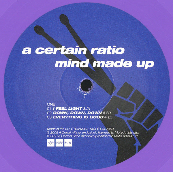 A Certain Ratio : Mind Made Up (LP,45 RPM,Album,Limited Edition,Reissue)