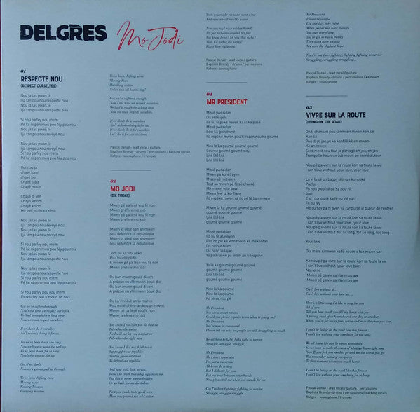 Delgres : Mo Jodi (LP,Single Sided,Album)