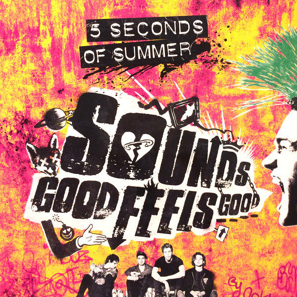 5 Seconds Of Summer : Sounds Good Feels Good (LP, Album)