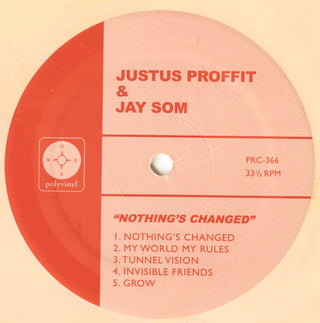 Justus Proffit  &  Jay Som : Nothing's Changed (12",33 ⅓ RPM,Single Sided,EP)