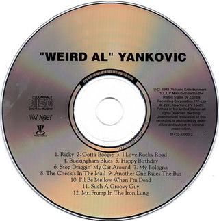 "Weird Al" Yankovic : "Weird Al" Yankovic (CD, Album, RE)