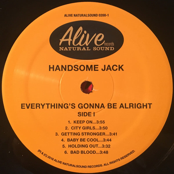 Handsome Jack : Everything's Gonna Be Alright (LP,Album)