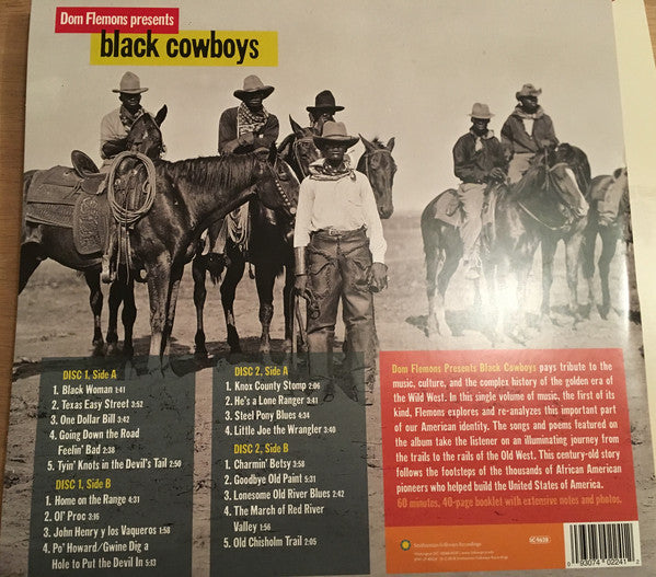 Dom Flemons : Dom Flemons Presents Black Cowboys (2xLP, Album, Ltd, GZ )