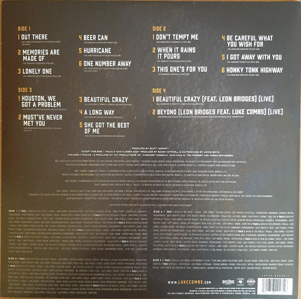 Luke Combs : This One's For You Too (LP,Album,Deluxe Edition)