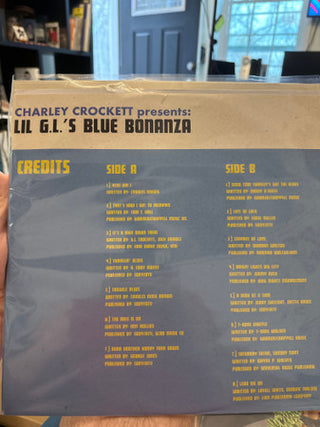 Charley Crockett : Lil G.L.'s Blue Bonanza  (LP,Album)