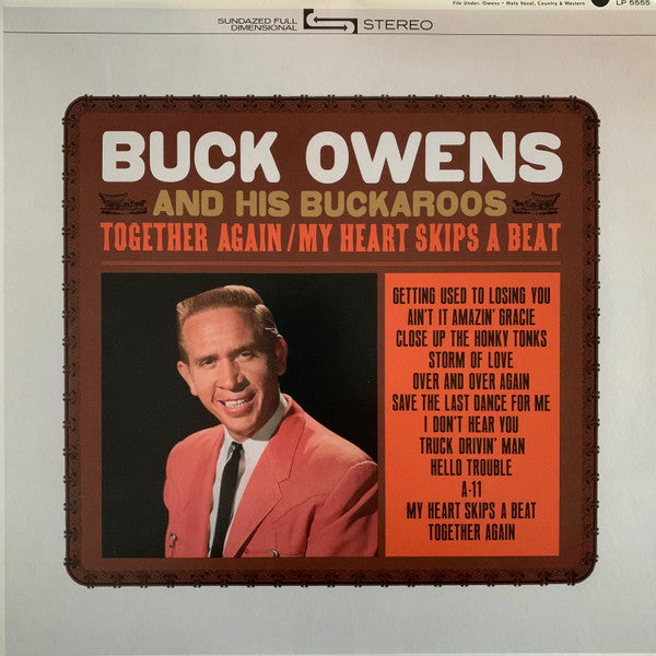 Buck Owens And His Buckaroos : Together Again / My Heart Skips A Beat (LP,Album,Reissue,Stereo)