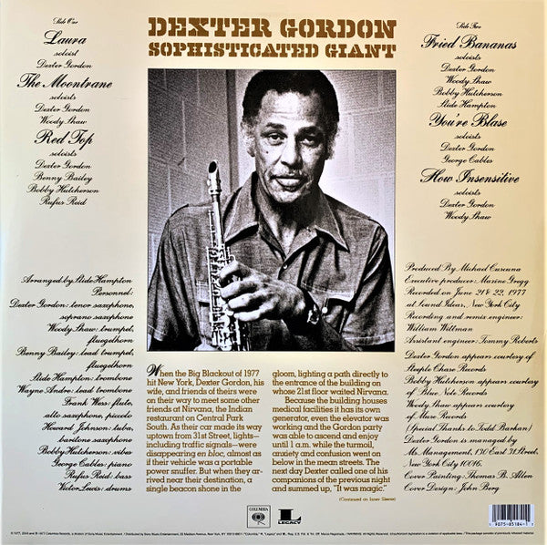 Dexter Gordon : Sophisticated Giant (LP, Album, Bla)