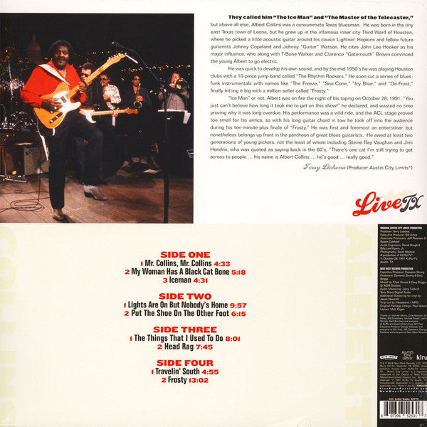 Albert Collins : Live From Austin Tx (2xLP, Album, 180)