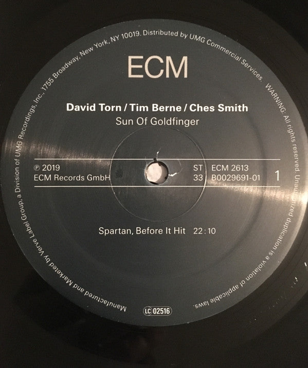 David Torn / Tim Berne / Ches Smith : Sun Of Goldfinger (LP,Album)