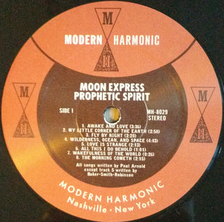 Moon Express Featuring Paul Arnold (8) & Tsvia & The Followers : Prophetic Spirit (LP,Album)