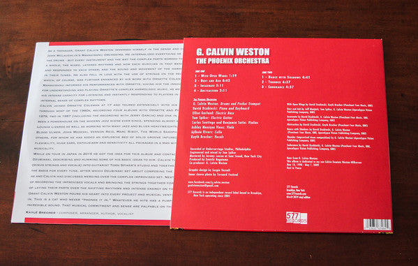 Calvin Weston, The Phoenix Orchestra : Dust And Ash (LP, Album)