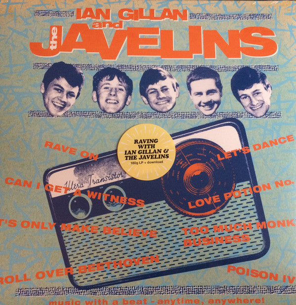 Ian Gillan & The Javelins : Raving With Ian Gillan & The Javelins (LP,Album,Reissue)