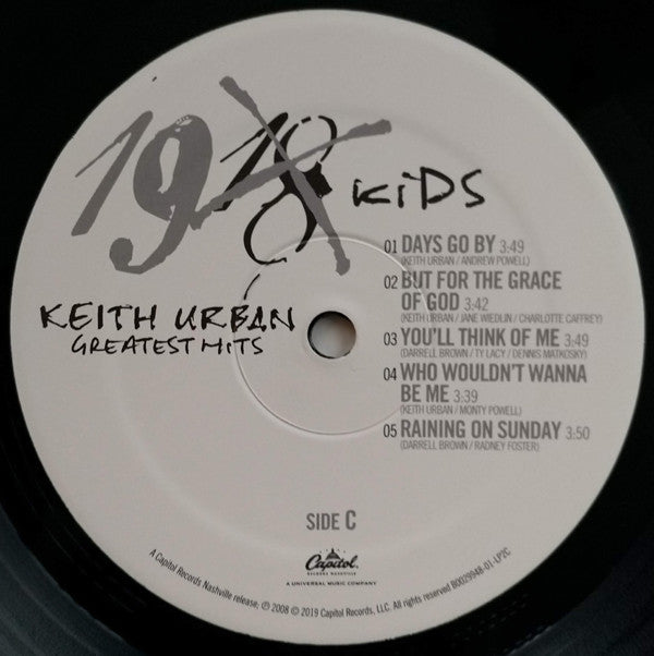 Keith Urban : Greatest Hits: 19 Kids (LP,Compilation)