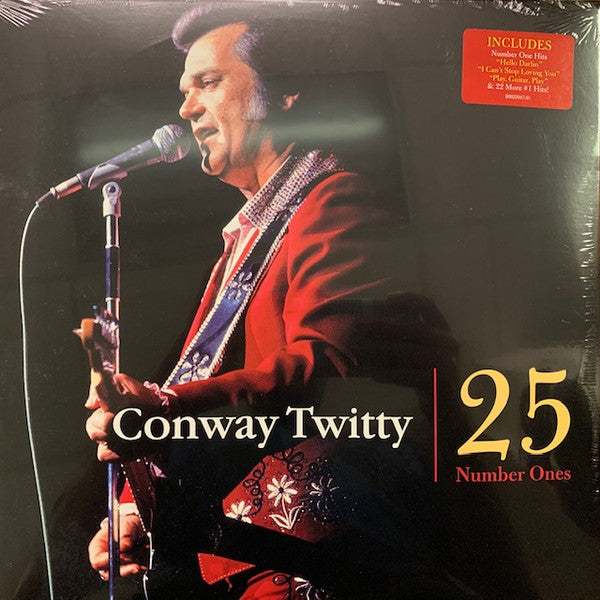 Conway Twitty : 25 Number Ones (LP,Compilation,Reissue)