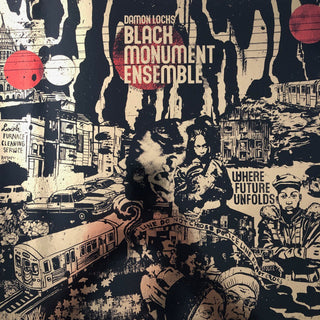 Damon Locks Black Monument Ensemble : Where Future Unfolds (LP, Album)