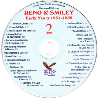 Reno And Smiley : Early Years 1951-1959 (4xCD, Comp)