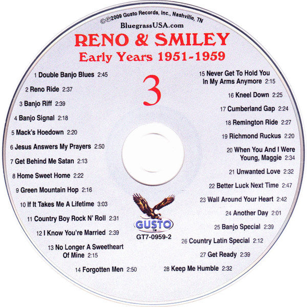 Reno And Smiley : Early Years 1951-1959 (4xCD, Comp)