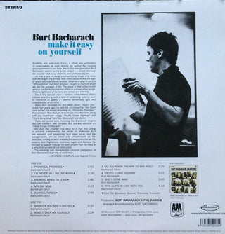 Burt Bacharach : Make It Easy On Yourself (LP, Album, Ltd)