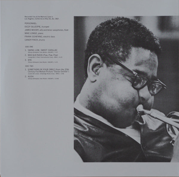 Dizzy Gillespie : Swing Low, Sweet Cadillac (LP,Album,Reissue,Mono)