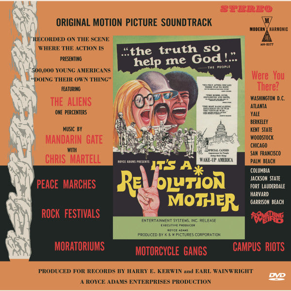 Mandarin Gate With Chris Martell (2) : It's A Revolution Mother (The Original Motion Picture Soundtrack) (LP,Album,Reissue,Special Edition,Stereo)